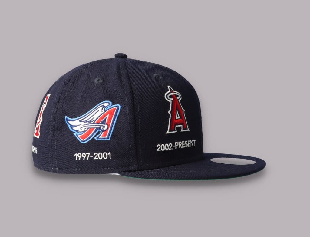 Cap Fitted 59FIFTY Anaheim Angels Cooperstown Multi Logo Quick Turn SP21 New Era