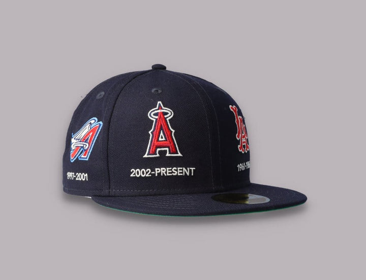 Cap Fitted 59FIFTY Anaheim Angels Cooperstown Multi Logo Quick Turn SP21 New Era