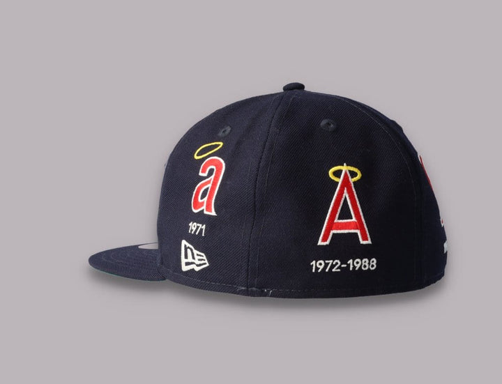 Cap Fitted 59FIFTY Anaheim Angels Cooperstown Multi Logo Quick Turn SP21 New Era