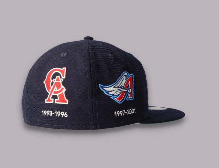 Cap Fitted 59FIFTY Anaheim Angels Cooperstown Multi Logo Quick Turn SP21 New Era