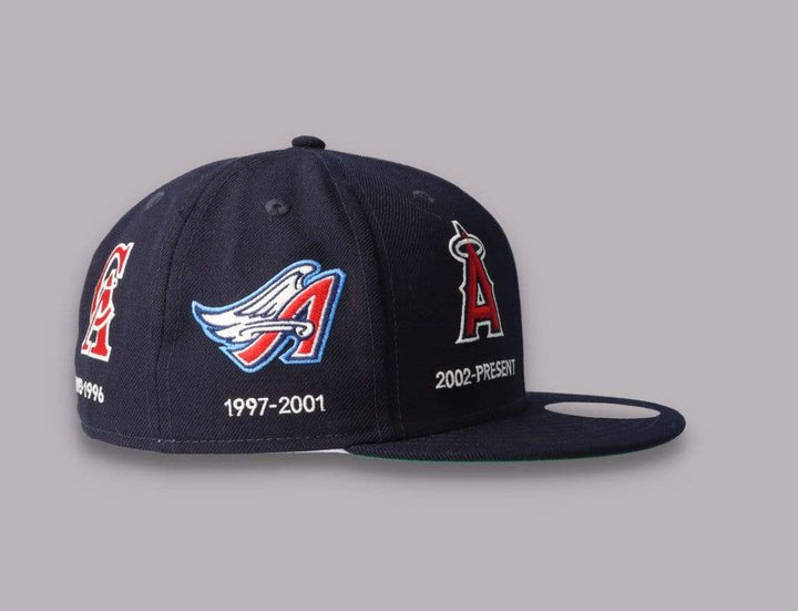 Cap Fitted 59FIFTY Anaheim Angels Cooperstown Multi Logo Quick Turn SP21 New Era