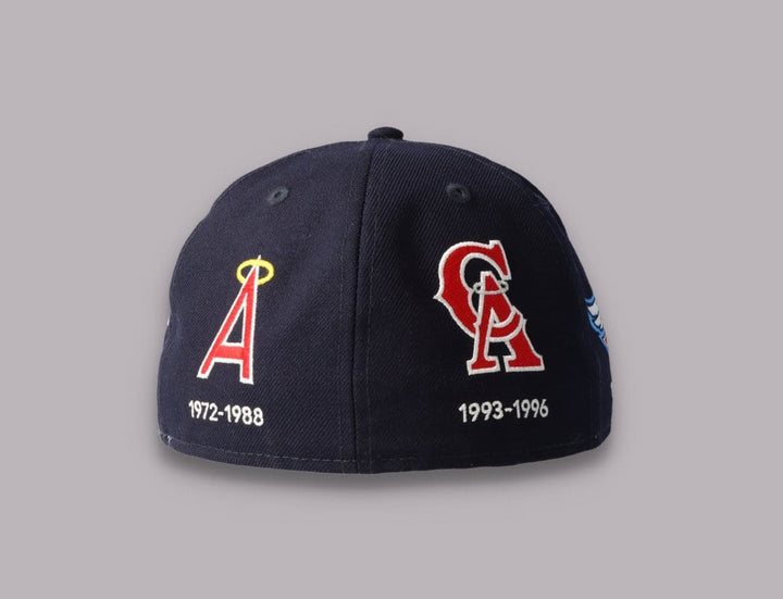Cap Fitted 59FIFTY Anaheim Angels Cooperstown Multi Logo Quick Turn SP21 New Era