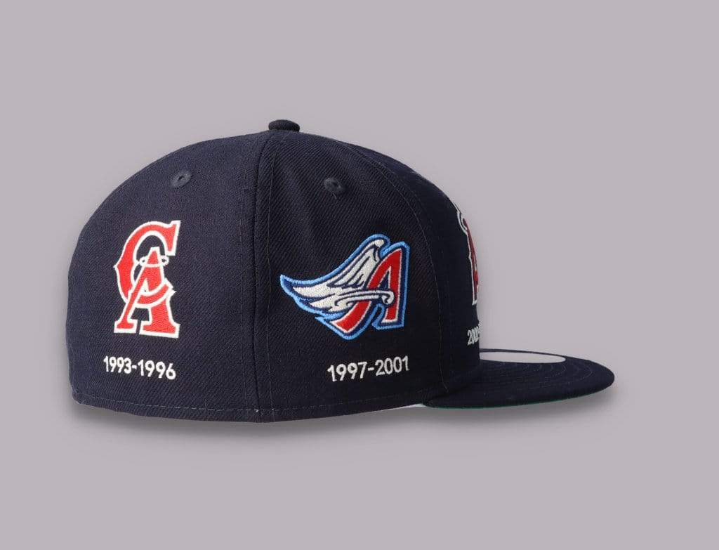 Cap Fitted 59FIFTY Anaheim Angels Cooperstown Multi Logo Quick Turn SP21 New Era