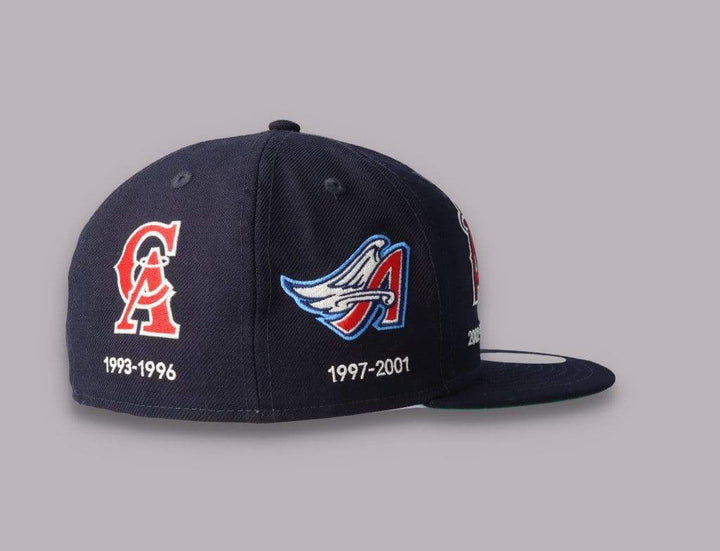 Cap Fitted 59FIFTY Anaheim Angels Cooperstown Multi Logo Quick Turn SP21 New Era