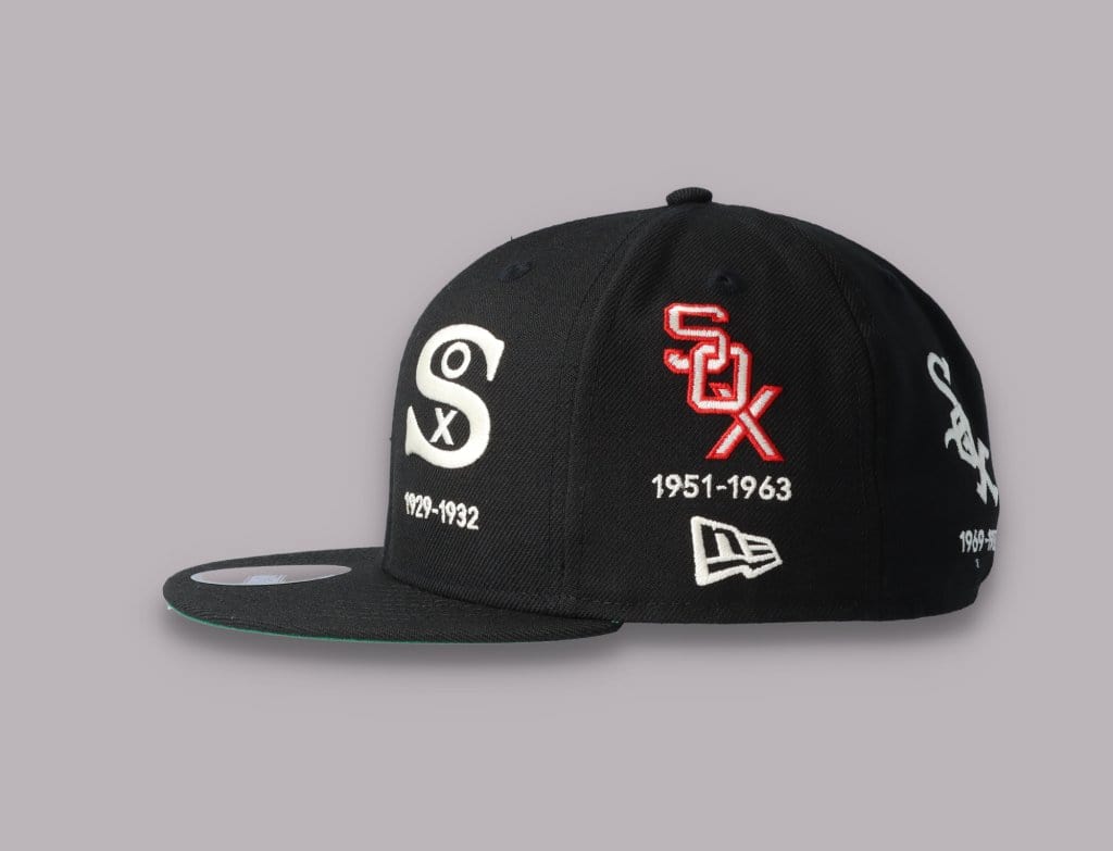 Cap Fitted 59FIFTY Chicago White Sox Cooperstown Multi Logo Quick Turn SP21 New Era