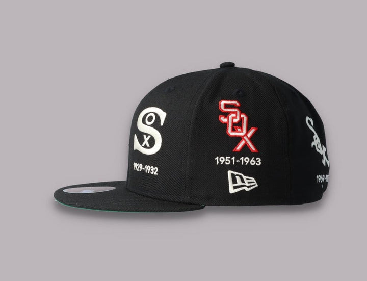 Cap Fitted 59FIFTY Chicago White Sox Cooperstown Multi Logo Quick Turn SP21 New Era