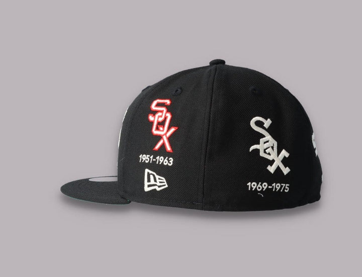 Cap Fitted 59FIFTY Chicago White Sox Cooperstown Multi Logo Quick Turn SP21 New Era