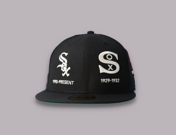Cap Fitted 59FIFTY Chicago White Sox Cooperstown Multi Logo Quick Turn SP21 New Era