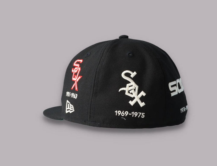 Cap Fitted 59FIFTY Chicago White Sox Cooperstown Multi Logo Quick Turn SP21 New Era