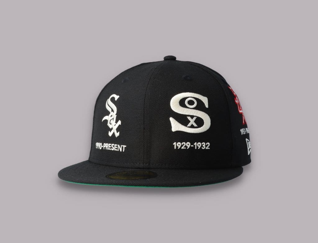 Cap Fitted 59FIFTY Chicago White Sox Cooperstown Multi Logo Quick Turn SP21 New Era