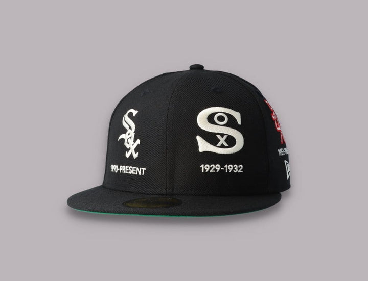 Cap Fitted 59FIFTY Chicago White Sox Cooperstown Multi Logo Quick Turn SP21 New Era