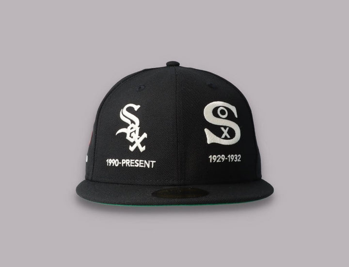 Cap Fitted 59FIFTY Chicago White Sox Cooperstown Multi Logo Quick Turn SP21 New Era