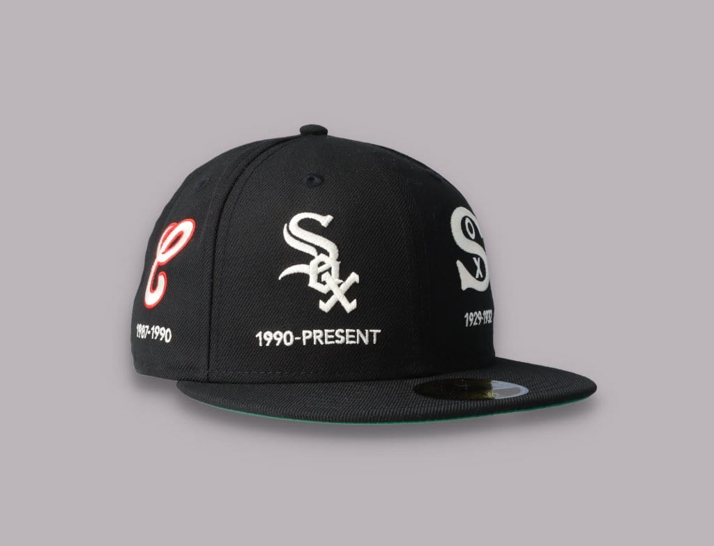 Cap Fitted 59FIFTY Chicago White Sox Cooperstown Multi Logo Quick Turn SP21 New Era