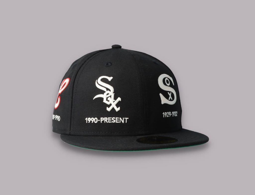 Cap Fitted 59FIFTY Chicago White Sox Cooperstown Multi Logo Quick Turn SP21 New Era