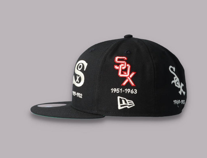 Cap Fitted 59FIFTY Chicago White Sox Cooperstown Multi Logo Quick Turn SP21 New Era