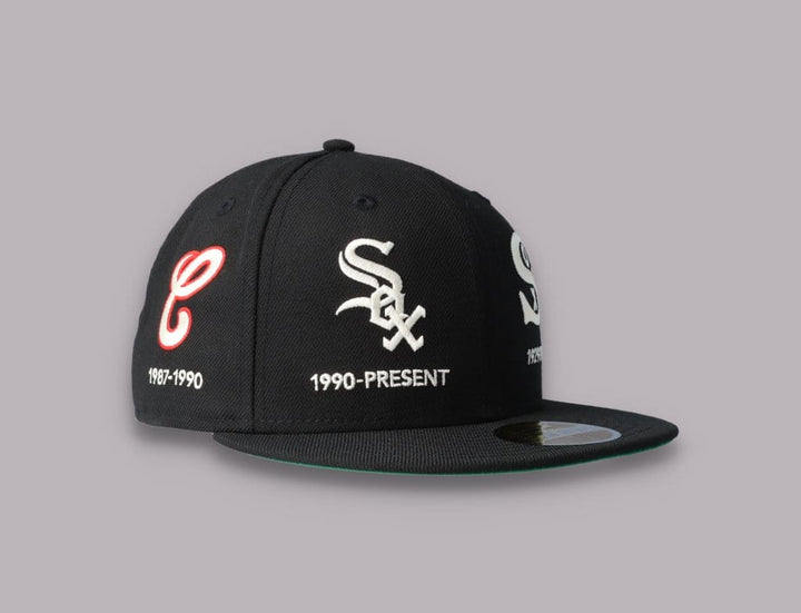 Cap Fitted 59FIFTY Chicago White Sox Cooperstown Multi Logo Quick Turn SP21 New Era