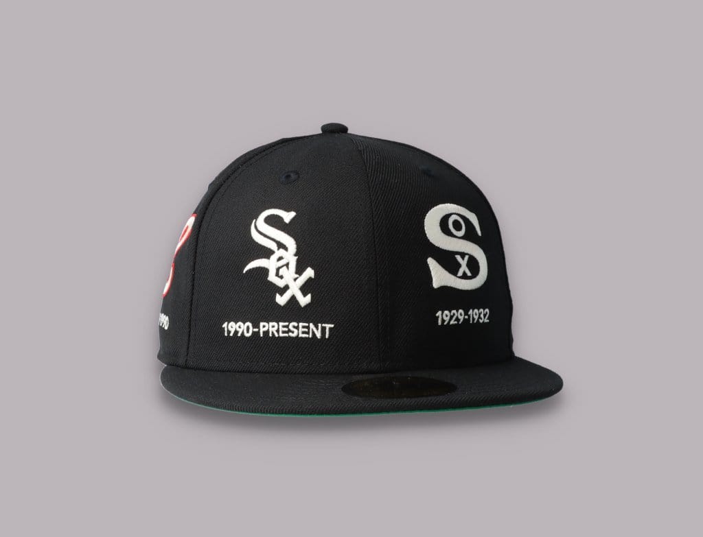 Cap Fitted 59FIFTY Chicago White Sox Cooperstown Multi Logo Quick Turn SP21 New Era