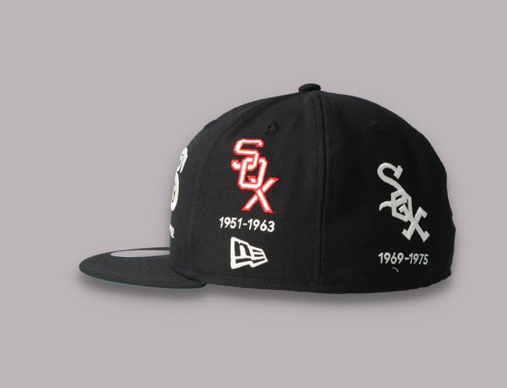 Cap Fitted 59FIFTY Chicago White Sox Cooperstown Multi Logo Quick Turn SP21 New Era