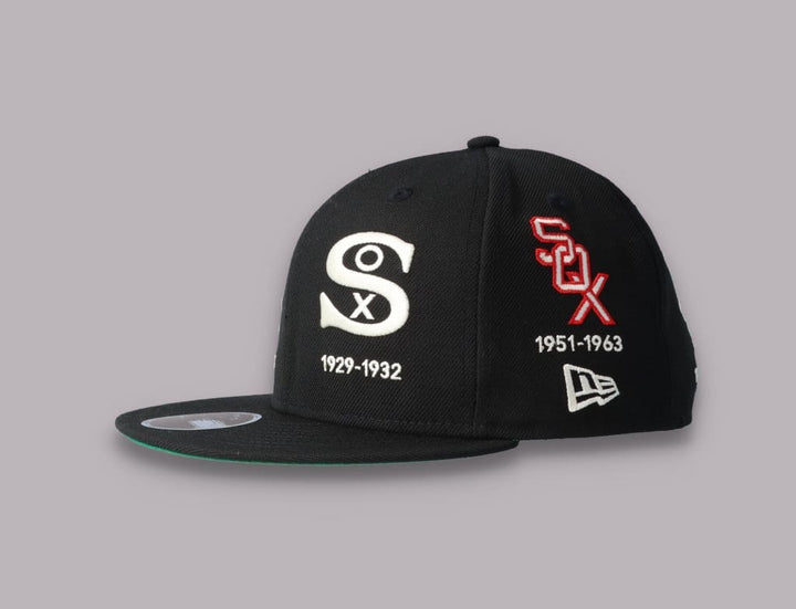 Cap Fitted 59FIFTY Chicago White Sox Cooperstown Multi Logo Quick Turn SP21 New Era