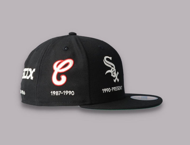 Cap Fitted 59FIFTY Chicago White Sox Cooperstown Multi Logo Quick Turn SP21 New Era