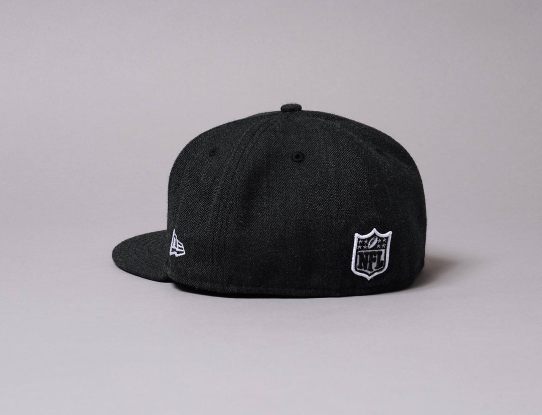 Cap Fitted 59FIFTY Heather Black Las Vegas Raiders New Era