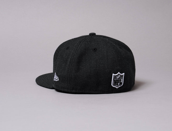 Cap Fitted 59FIFTY Heather Black Las Vegas Raiders New Era