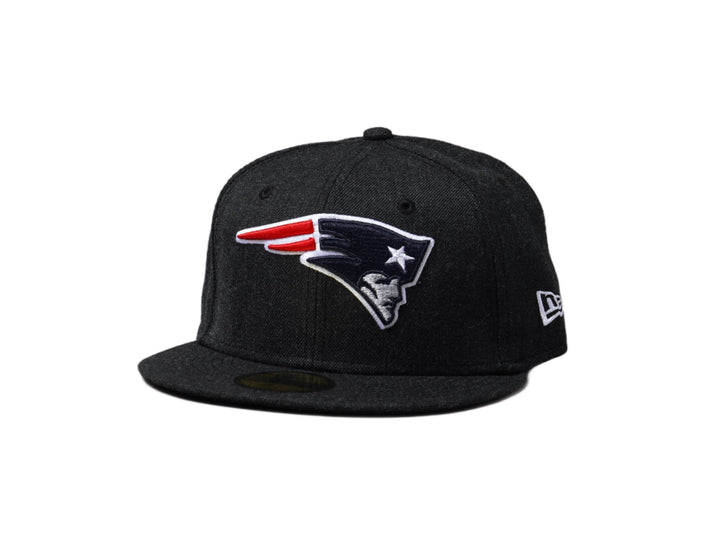 Cap Fitted 59FIFTY Heather Black New England Patriots New Era