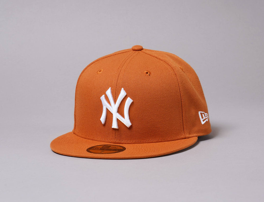 Cap Fitted 59FIFTY League Essential NY Yankees Toffee/White New Era