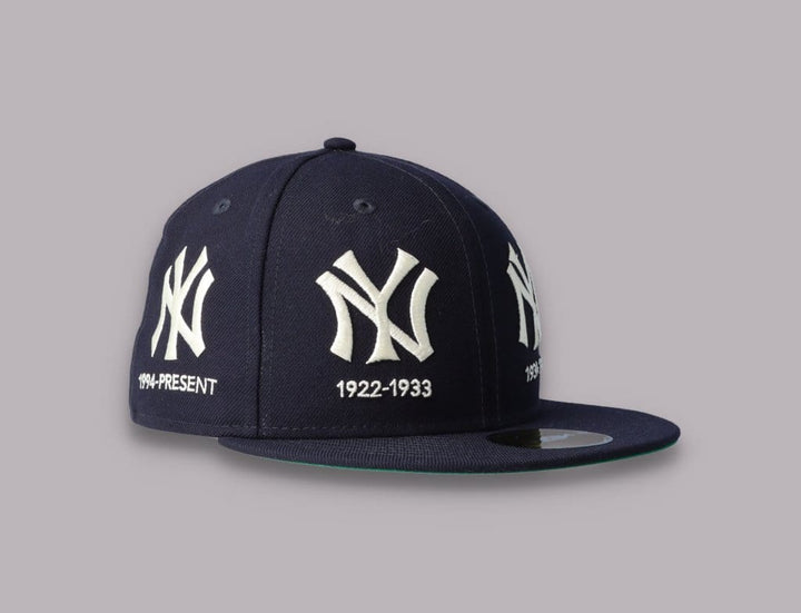 Cap Fitted 59FIFTY NY Yankees Cooperstown Multi Logo Quick Turn SP21 New Era