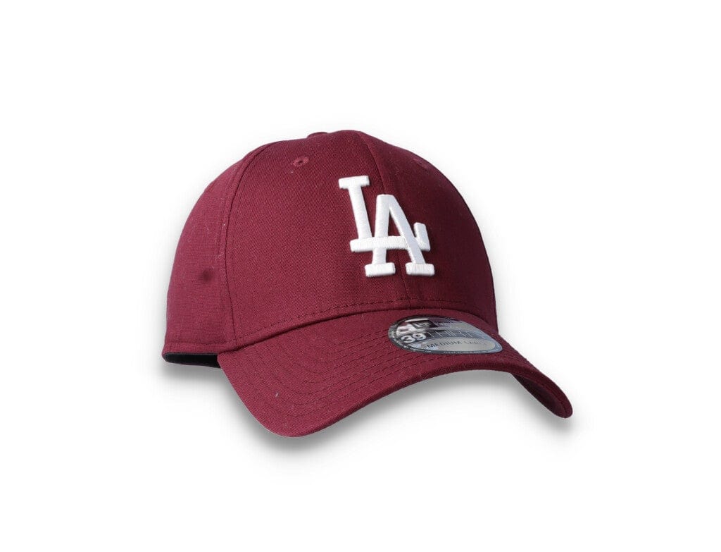 Cap Flexfit 39THIRTY Colour Essential LA Dodgers Maroon/White New Era