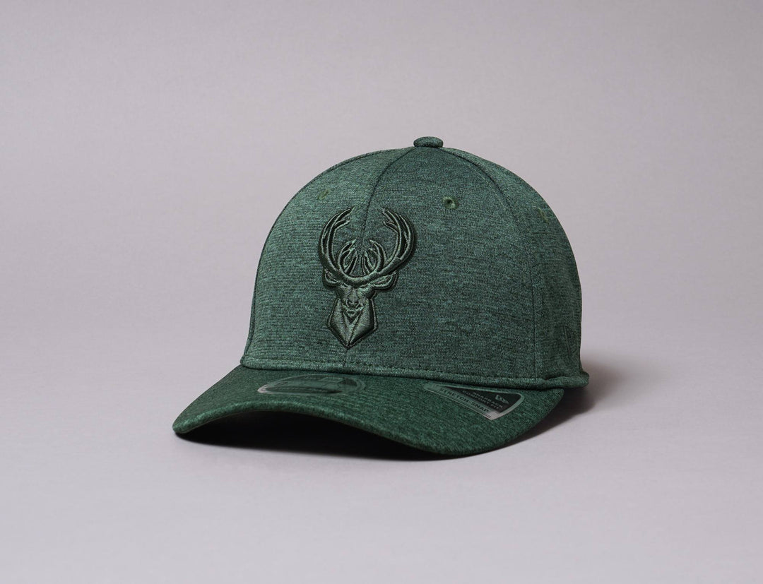 Cap Snapback 9FIFTY Cap Stretch-Snap Shadow Tech Milwaukee Bucks Cilantro Green New Era