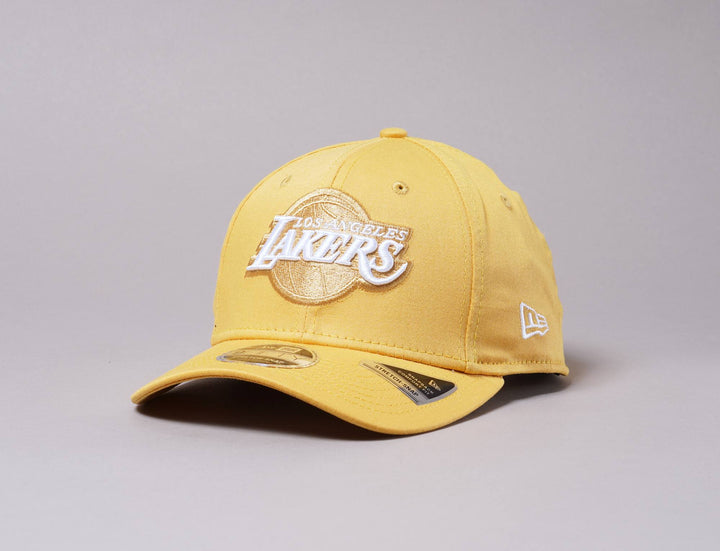 Cap Snapback 9FIFTY Stretch-Snap STSP LA Lakers Yellow New Era