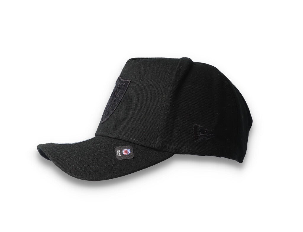 Cap Snapback 9FORTY A-Frame Black and Gold Las Vegas Raiders New Era 9FORTY A-Frame / Black / One Size (55-60 cm)