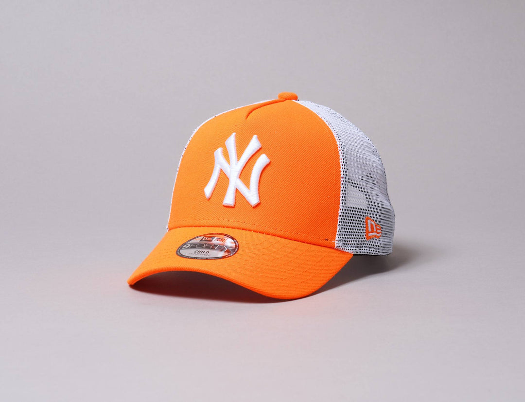 Cap Snapback Trucker Cap Barn Tonal Mesh NY Yankees Hunter Orange New Era