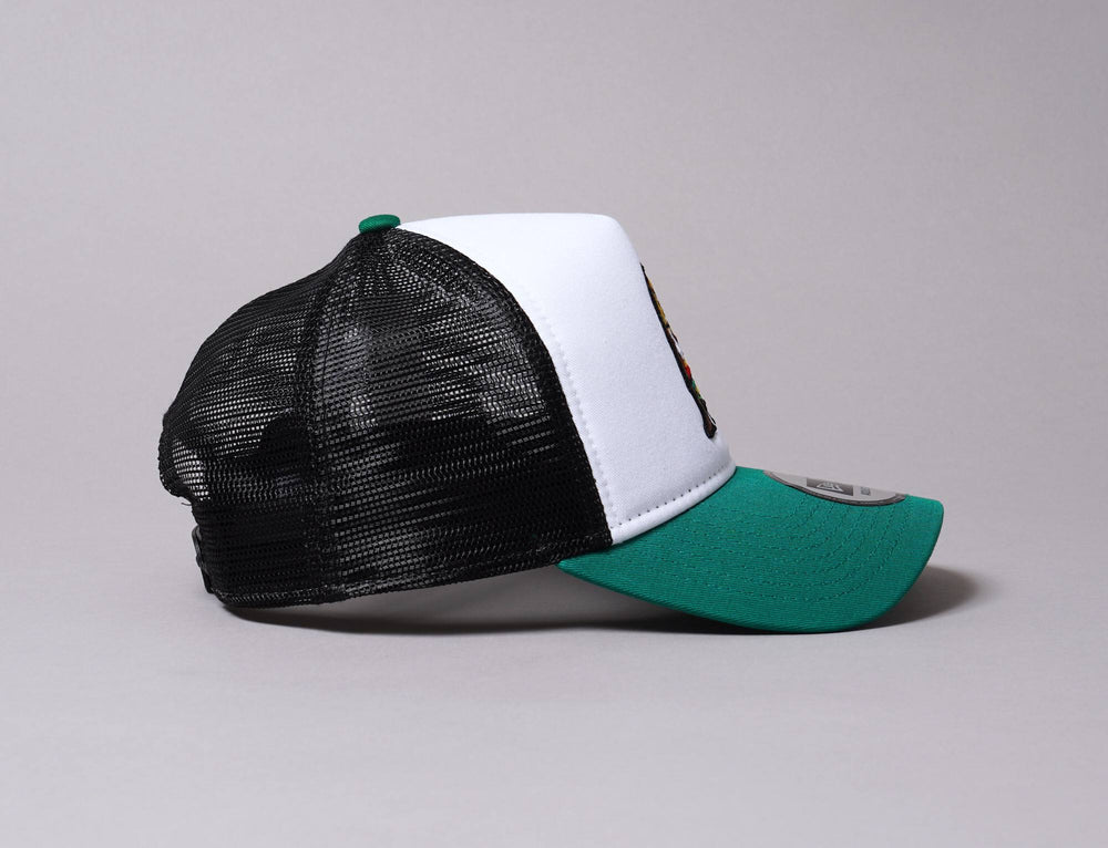 Cap Trucker Trucker Cap Minor League Fresno Grizzlies New Era 9FORTY A-Frame Trucker / Green / One Size (55-60 cm)