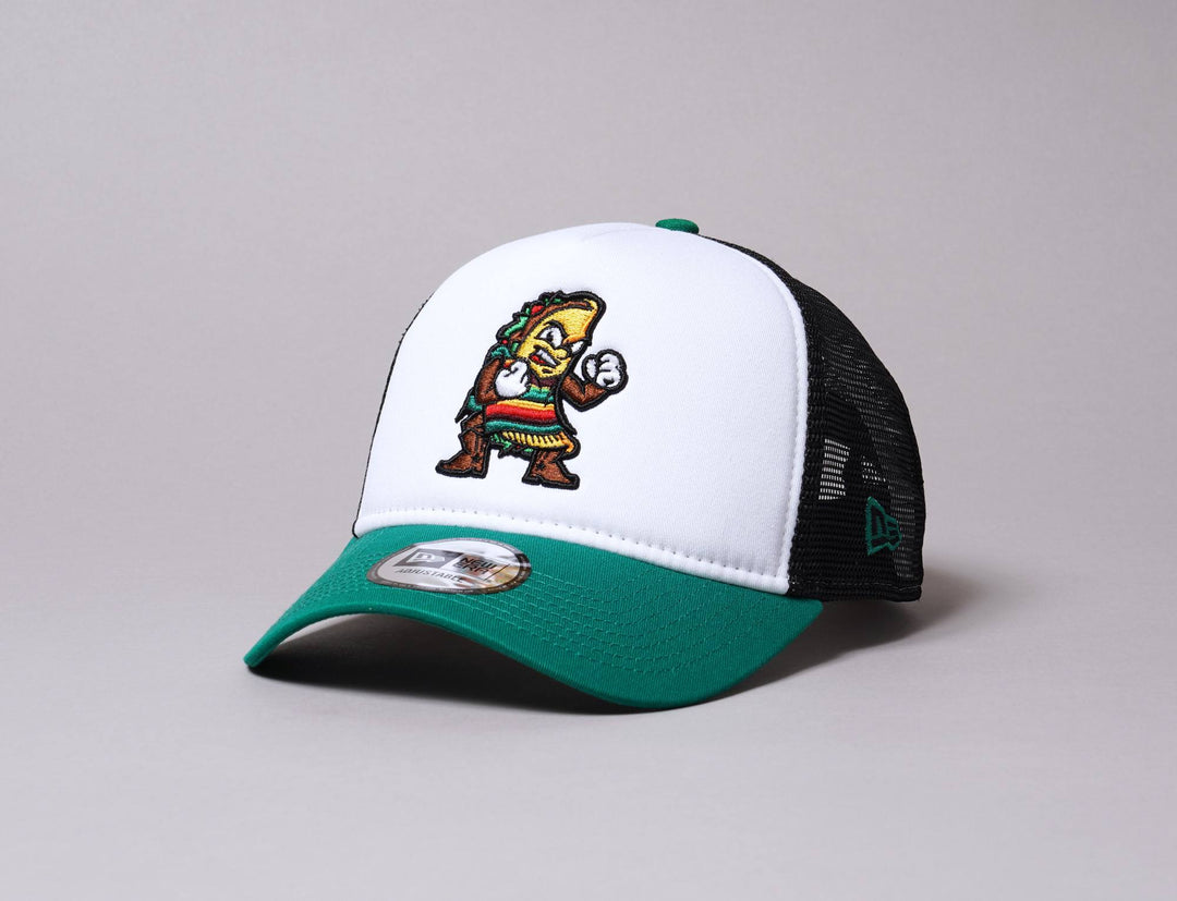 Cap Trucker Trucker Cap Minor League Fresno Grizzlies New Era 9FORTY A-Frame Trucker / Green / One Size (55-60 cm)