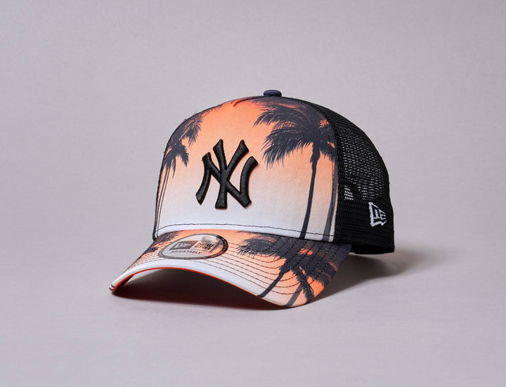 Cap Trucker Trucker Cap Summer City NY Yankees New Era 9FORTY A-Frame Trucker / Multi / One Size (55-60 cm)