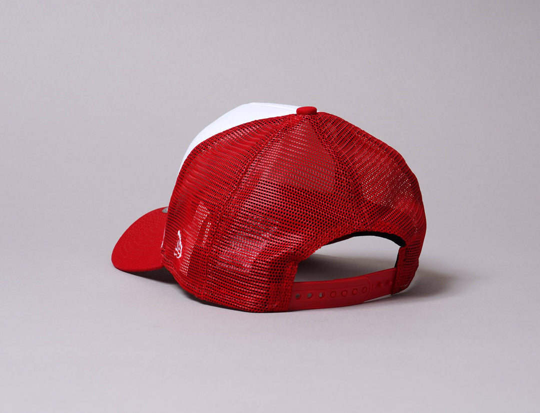 Cap Trucker Trucker Cap Minor League Port City Roosters New Era 9FORTY A-Frame Trucker / Red / One Size (55-60 cm)