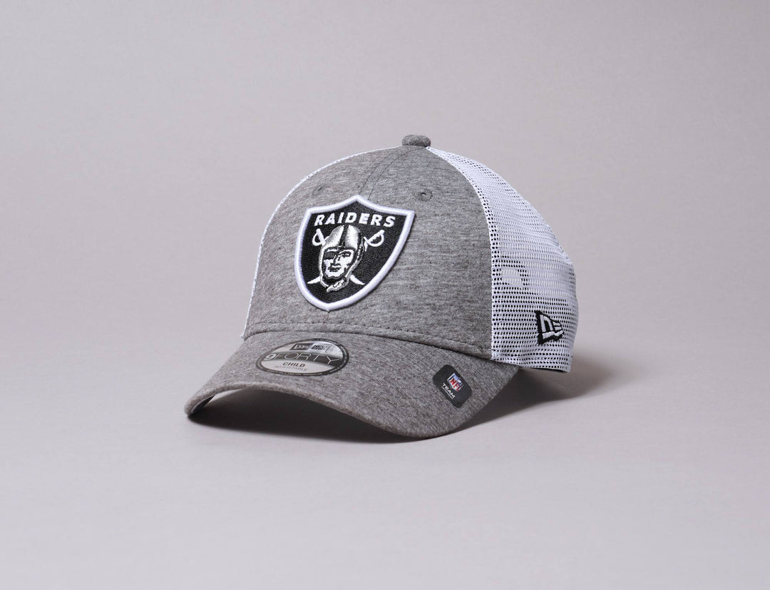 Cap Trucker Trucker Cap Barn Home Field Las Vegas Raiders Grey New Era 9FORTY Kids Trucker / Grey / Child (51-53 cm)