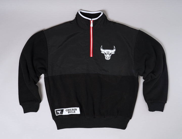 Clothing Sweater NBA East/West Coast 1/4 zip Fleece Chicago Bulls New Era