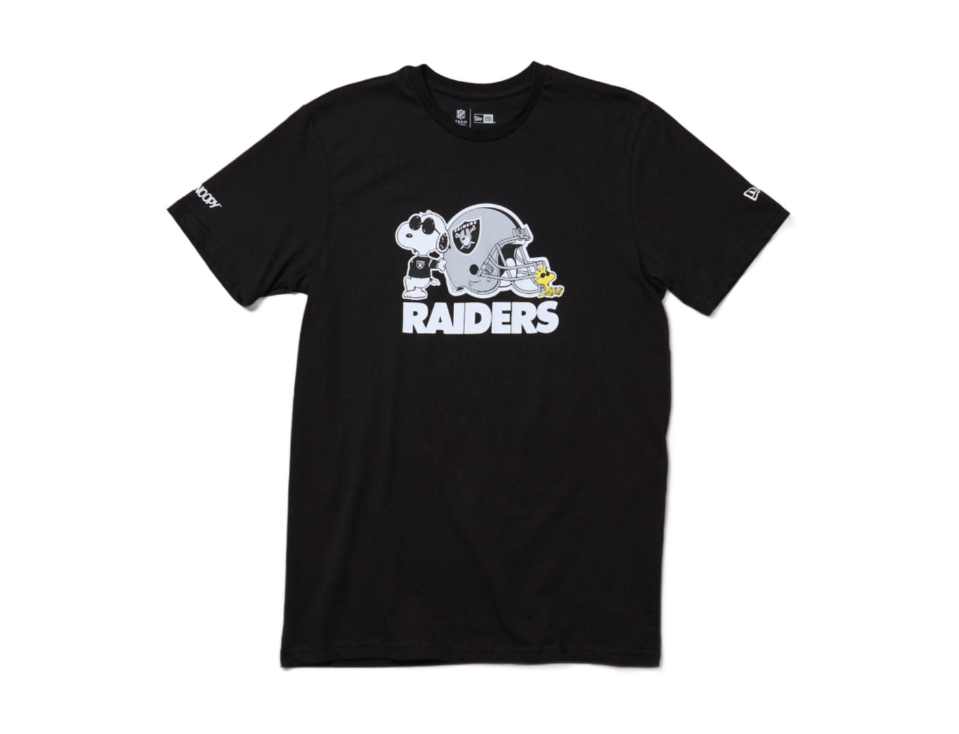 Clothing Tee New Era X NFL X Snoopy Tee Oakland Raiders Black New Era