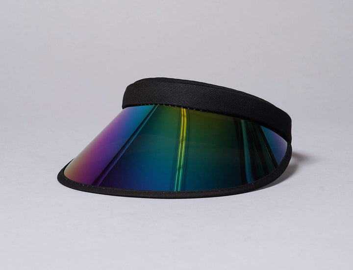 Cap Headband Holographic Visor Black/Multi No Brand Visor Cap / Multi / One Size