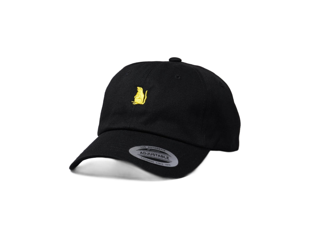 Cap Adjustable Oslo Rats Dad Hat Black/Yellow Oslo Rats Adjustable Cap / Black / One Size