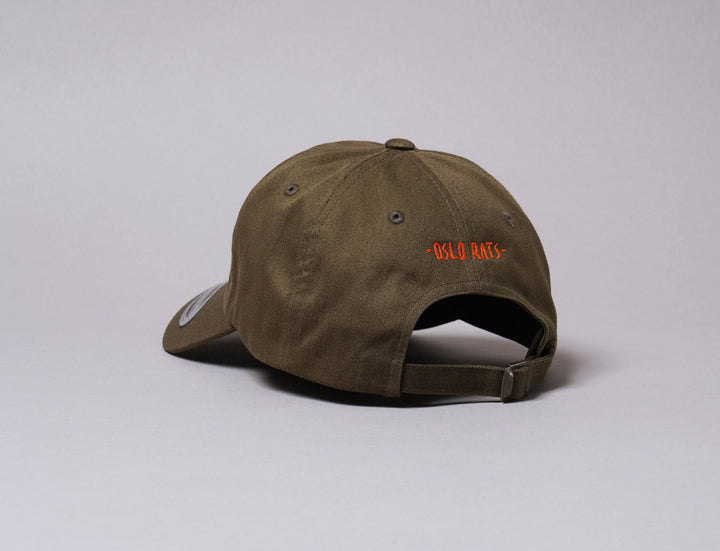 Cap Adjustable Oslo Rats Dad Hat Green/Orange Oslo Rats Adjustable Cap / Green / One Size