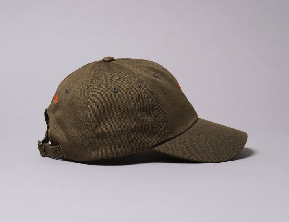 Cap Adjustable Oslo Rats Dad Hat Green/Orange Oslo Rats Adjustable Cap / Green / One Size