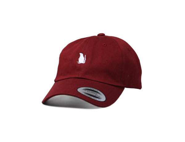 Cap Adjustable Oslo Rats Dad Hat Burgundy/White Oslo Rats Adjustable Cap / Red / One Size