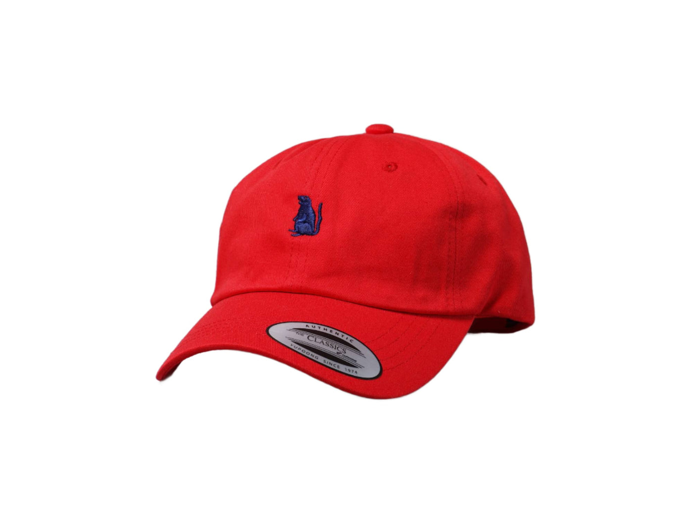Cap Adjustable Oslo Rats Dad Hat Red/Navy Oslo Rats Adjustable Cap / Red / One Size