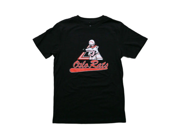 Clothing Tee Oslo Rats - Baseball Tee - Black Oslo Rats