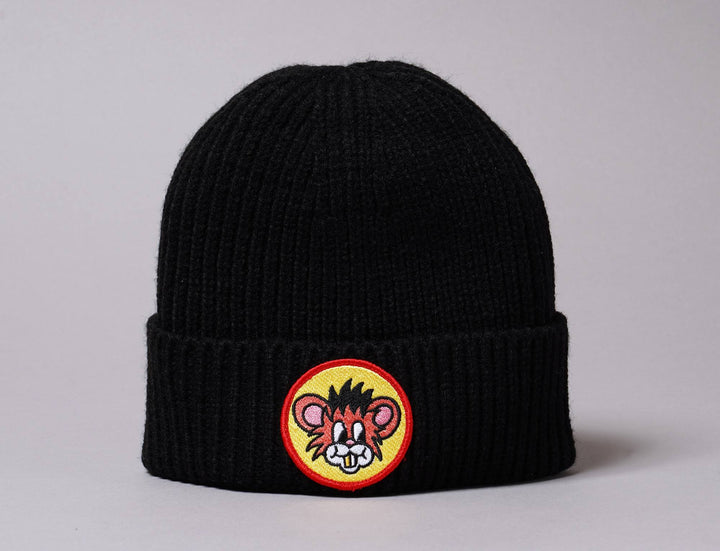 Beanie Cuff Playdude Rat Beanie Black Playdude Cuff Beanie / Black / One Size