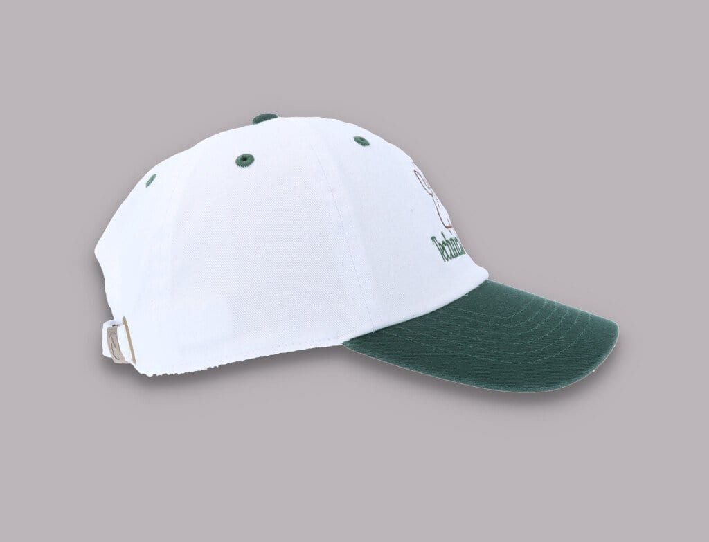 Cap Adjustable Playdude Technical Difficulties Cap White/Green Playdude Adjustable Cap / White / One Size